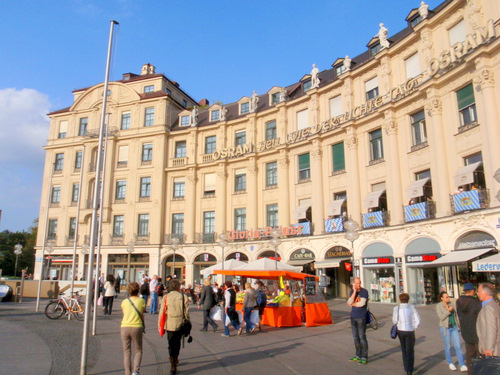 Karlsplatz area of Munich.